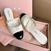 Miu Miu White Slippers - 6