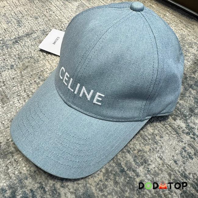 Celine Hat Blue/Black/White - 1