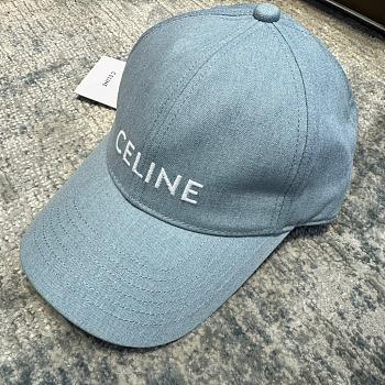 Celine Hat Blue/Black/White