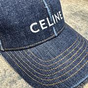 Celine Hat Denim - 4