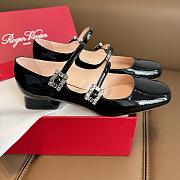 Roger Vivier Shoes Black/White/Silver - 1