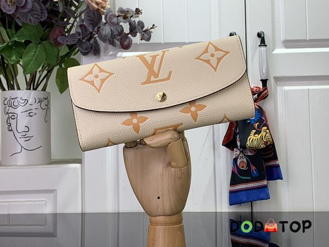 Louis Vuitton Long Wallet M60699 Beige Size 19 x 10 cm - 1