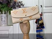 Louis Vuitton Long Wallet M60699 Beige Size 19 x 10 cm - 1