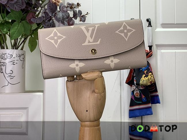 Louis Vuitton Long Wallet M60699 Gray Size 19 x 10 cm - 1