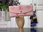 Louis Vuitton Long Wallet M60699 Pink Size 19 x 10 cm - 1