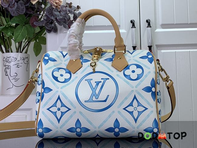 Louis Vuitton Blue Pillow Bag Speedy M11264 Size 25 x 19 x 15 cm - 1