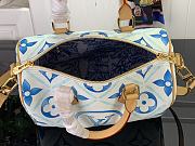 Louis Vuitton Blue Pillow Bag Speedy M11264 Size 25 x 19 x 15 cm - 2