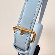 Celine Triomphe Underarm Bag Light Blue Size 20 x 11 x 4 cm - 6