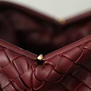 Bottega Veneta Lauren 1980 Teen Clutch Red Size 31.5 x 16.5 x 11 cm - 6