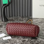 Bottega Veneta Lauren 1980 Teen Clutch Red Size 31.5 x 16.5 x 11 cm - 4