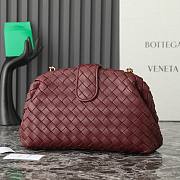 Bottega Veneta Lauren 1980 Teen Clutch Red Size 31.5 x 16.5 x 11 cm - 3