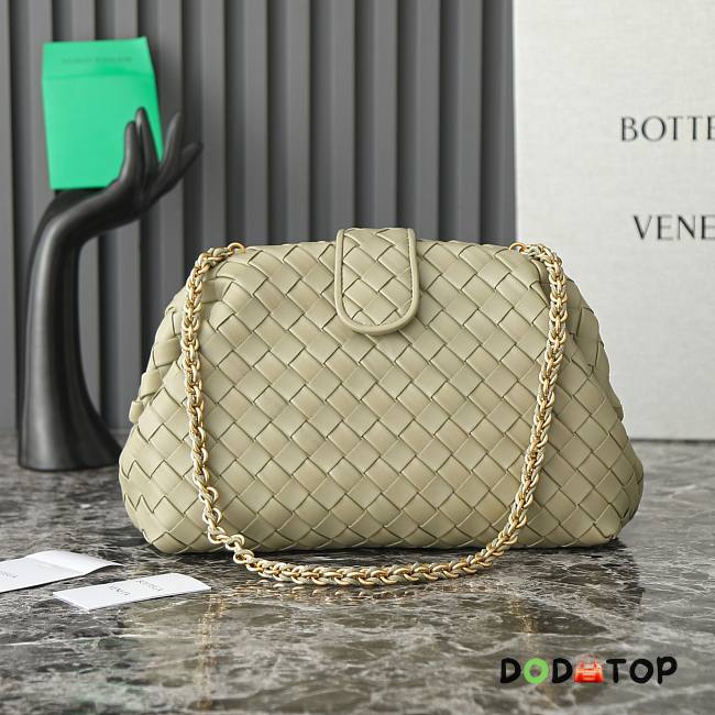 Bottega Veneta Lauren 1980 Teen Clutch Beige Size 31.5 x 16.5 x 11 cm - 1