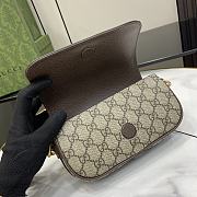 Gucci Ophidia Super Mini Shoulder Bag Brown Size 18.5 x 10 x 5.5 cm - 4