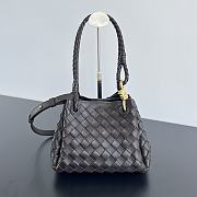 Bottega Veneta Andiamo Paravhute Handbag Dark Brown Size 21 x 17 x 16.5 cm - 1