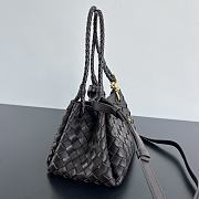 Bottega Veneta Andiamo Paravhute Handbag Dark Brown Size 21 x 17 x 16.5 cm - 6