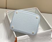 Hermes Picotin Blue Togo Cowhide Gold Hardware Size 22 cm - 5