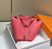 Hermes Picotin Togo Cowhide Gold Hardware Pink Size 22 cm - 1