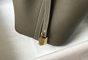 Hermes Picotin Togo Cowhide Gold Hardware Grey Size 22 cm - 2