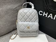 Chanel Mini Sheepskin Small Backpack Grey Size 18 × 13 × 9 cm - 1