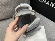 Chanel Mini Sheepskin Small Backpack Grey Size 18 × 13 × 9 cm - 3