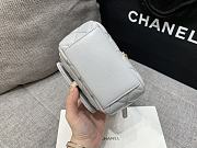 Chanel Mini Sheepskin Small Backpack Grey Size 18 × 13 × 9 cm - 5