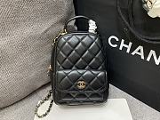 Chanel Mini Sheepskin Small Backpack Black Size 18 × 13 × 9 cm - 1