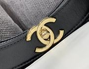 Chanel Shopping Bag Wrinkled Cowhide Black Size 39 x 32.5 x 9 cm - 5