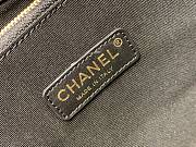 Chanel Shopping Bag Wrinkled Cowhide Black Size 39 x 32.5 x 9 cm - 4