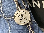 Chanel Denim Shopping Bag Size 35 cm - 6