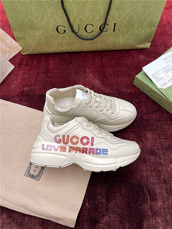 Gucci Rhyton Gucci Love Parade Sneaker Shoes 01