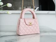 Chanel Kelly Handle Bag Light Pink Large Size 13 × 19 × 7 cm - 6