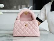 Chanel Kelly Handle Bag Light Pink Large Size 13 × 19 × 7 cm - 2