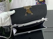 Louis Vuitton Pochette Louise Chain Bag M23756 Silver Size 22 x 14 x 5 cm - 3