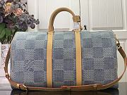 Louis Vuitton Keepall Bandoulière 50 Duffle Bag N40739 Light Blue Size 50 x 29 x 23 cm - 5