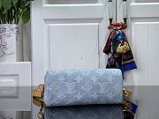 Louis Vuitton Nano Speedy Handbag M11212 Light Blue Size 16 x 10 x 7.5 cm - 4