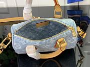 Louis Vuitton Nano Speedy Handbag M11212 Light Blue Size 16 x 10 x 7.5 cm - 3