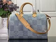 Louis Vuitton Speedy 40 Bandoulière Handbag N40701 Blue Size 40 x 26 x 23 cm - 5