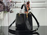 Louis Vuitton Capucines BB Handbag Crocodile M94227 Size 27 x 21 x 9 cm - 3