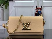 Louis Vuitton Twist West Handbag M24549 Apricot Size 23.5 x 12 x 7 cm - 1