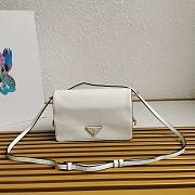 Prada Shoulder Bag 1BD082 White Size 23 x 15 x 8.5 cm - 1