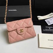 Chanel Wallet Chain Bag Pink Size 8.5 x 12.5 x 2.5 cm - 3