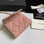 Chanel Wallet Chain Bag Pink Size 8.5 x 12.5 x 2.5 cm - 5