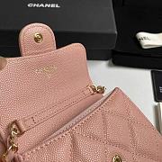 Chanel Wallet Chain Bag Pink Size 8.5 x 12.5 x 2.5 cm - 6