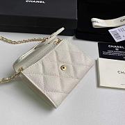 Chanel Wallet Chain Bag White Size 8.5 x 12.5 x 2.5 cm - 6