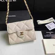 Chanel Wallet Chain Bag White Size 8.5 x 12.5 x 2.5 cm - 5