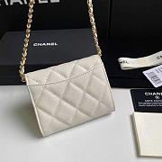 Chanel Wallet Chain Bag White Size 8.5 x 12.5 x 2.5 cm - 4