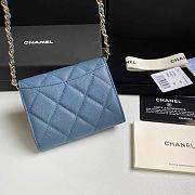 Chanel Wallet Chain Bag Blue Size 8.5 x 12.5 x 2.5 cm - 6