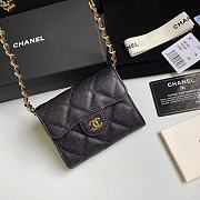 Chanel Wallet Chain Bag Black Size 8.5 x 12.5 x 2.5 cm - 5