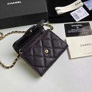 Chanel Wallet Chain Bag Black Size 8.5 x 12.5 x 2.5 cm - 3