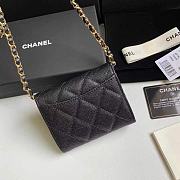 Chanel Wallet Chain Bag Black Size 8.5 x 12.5 x 2.5 cm - 2